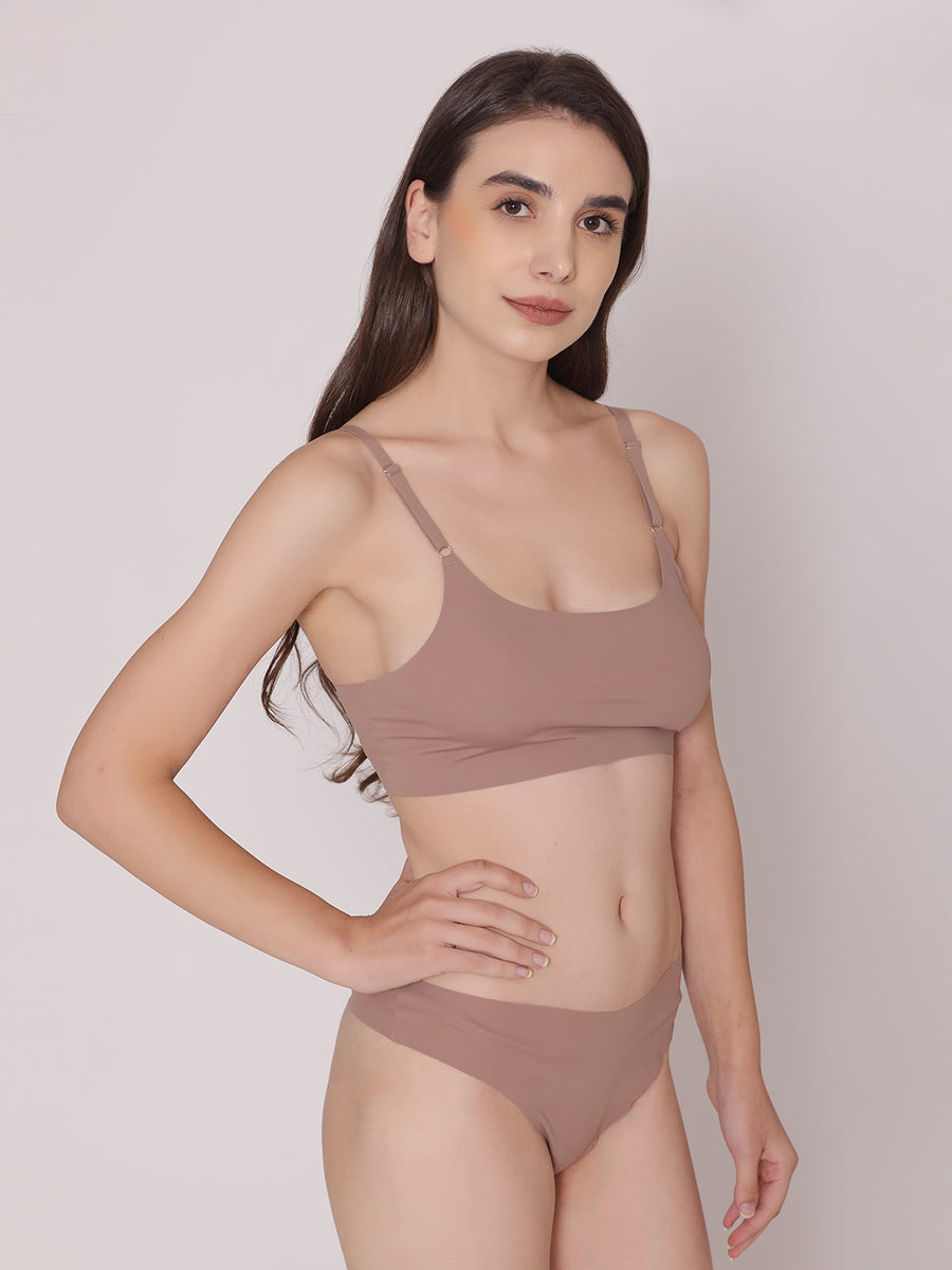 Maisie - Daily Wear Matching Set (Nude, Brown, Black)