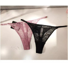 Load image into Gallery viewer, Miranda- Super Low coverage Set (Black, Pink)
