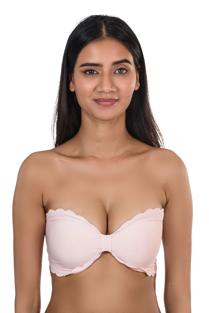 Corolla - Pull on, Wire-Free, Padded Bras (Black, Pink, Grey